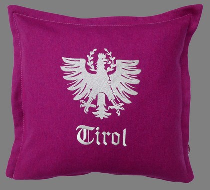 Kissen Loden Adler lila 40/40cm