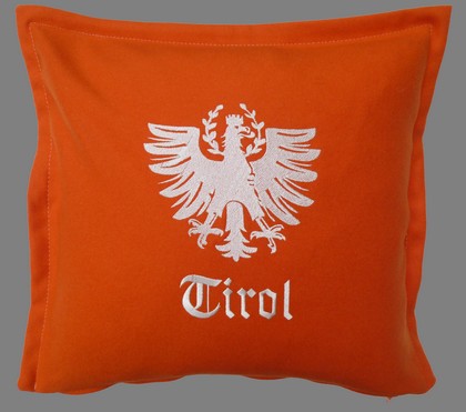 Kissen Loden Adler orange 40/40cm