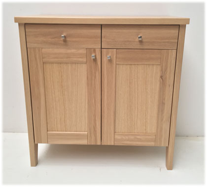 Anrichte Iseo Messina 2-trg., im Sondermaß Wildeiche