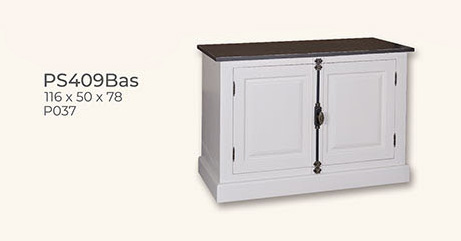 Anrichte Kommode, Sideboard, 2 Türen, Kiefer massiv