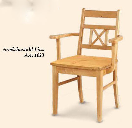Armlehnstuhl Armlehnstuhl Linz, Fichte massiv