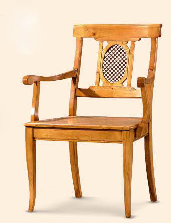 Armlehnstuhl Sprossenstuhl Verona, Fichte massiv
