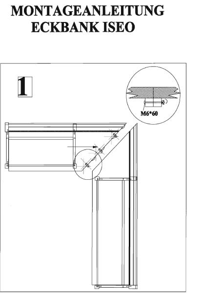 Aufbauanleitung Eckbank ISEO MESSINA