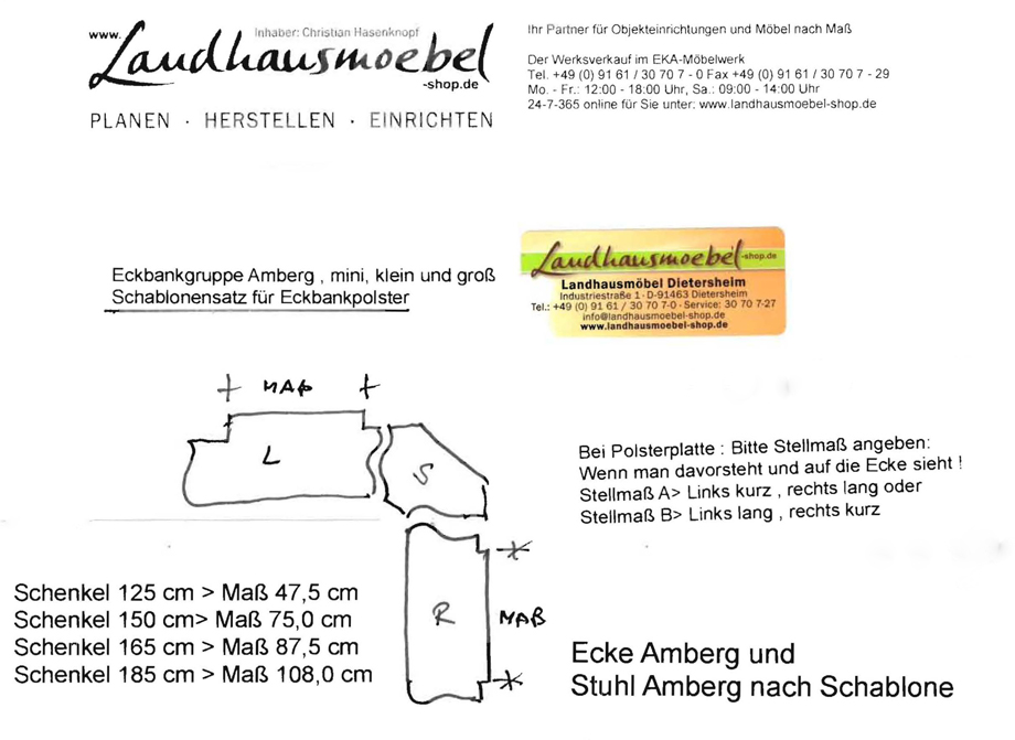 Polstersatz genäht nach Schablonen, Kissensatz Eckbankgruppe Schumacher, TANNENBERG, Bank, 2 Stühle