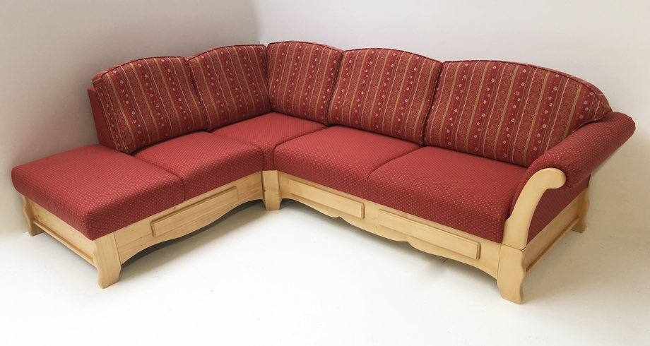 Sofa Ecksofa Sterzing, Spitzecke, TS-2387, TS-2382