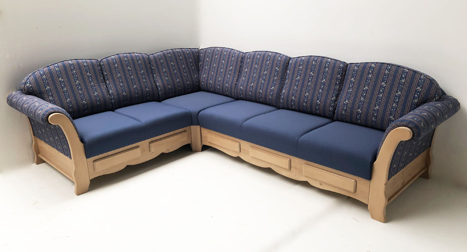 Sofa Ecksofa Sterzing , 227/282 cm, TS-1668 TS-1674, Spitzecke