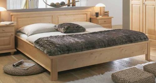 Hotel Doppelbett Mozart 180x200cm, niedriges Fußteil