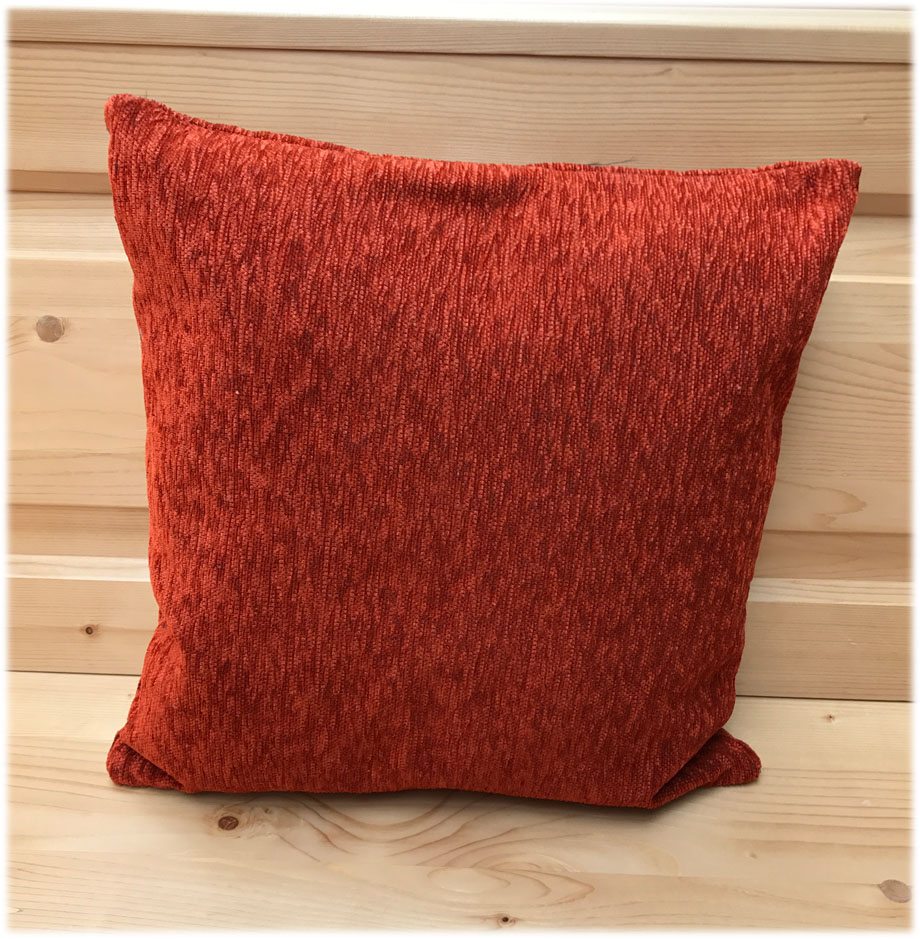 Federkissen, Kissen genäht 40/40 cm, Landshut rot, 38 Lagerstoffe preisgleich !