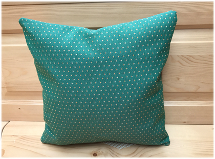Federkissen, Kissen genäht 40/40 cm mit Reissverschluss, Stoff TS-3858