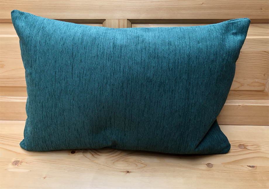 Federkissen, Kissen genäht 40/60 cm, Waidhofen grün, 38 Lagerstoffe preisgleich !