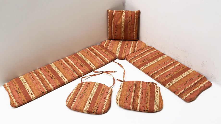 Kissensatz genäht Eckbankgruppe Amberg klein 185/150 , Pocking terra