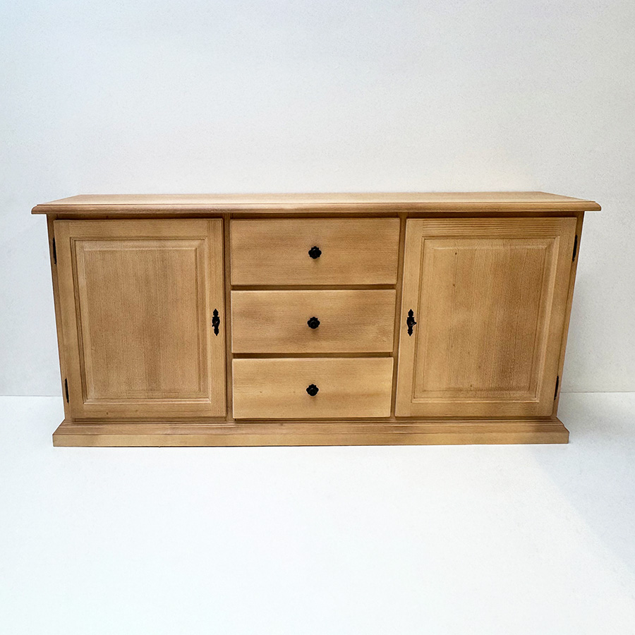 Anrichte Breitkommode Füssen-Tölz,  mit Sockel, Sondermaß 200 cm, 2-trg., 3 Schubladen