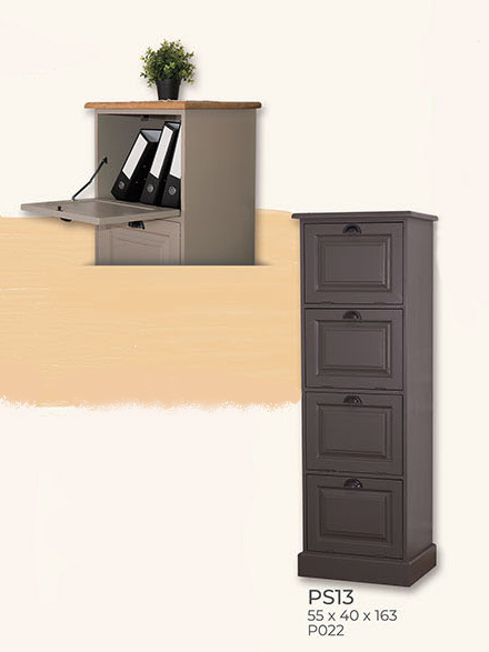 Anrichte Kommode Sideboard, 4 Klappen, Kiefer massiv