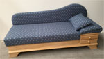 Sofa Liege Chiemgau Sonderstoff TS-2242 Schönau blau