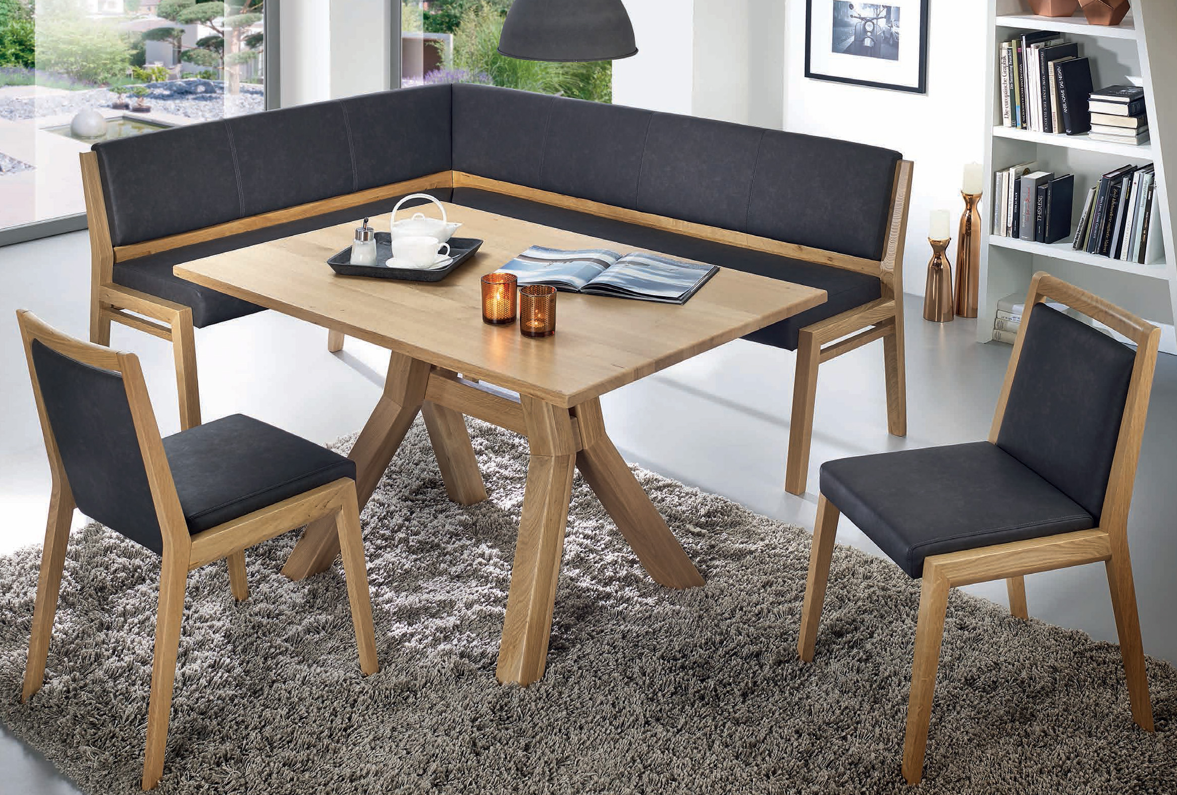 Eckbankgruppe Larissa Vollpolster 150/190 cm