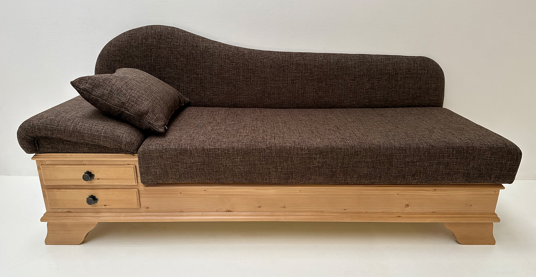 Sofa Liege Chiemgau Natura 804, braun, 38 Lagerstoffe preisgleich lieferbar !