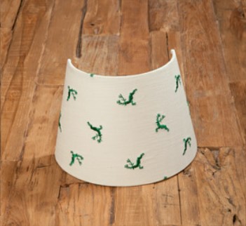 Lampenschirm Landhaus Modern D 25 cm, Halbschirm, kombinierbar