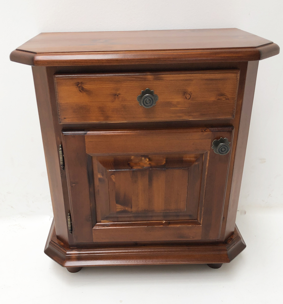 Nachtkommode Trient links, Sonderton Clou 2211 , Metallknopf