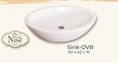 Spülschrank Waschtisch, Spülbecken Sink OVB 60/42/16 cm