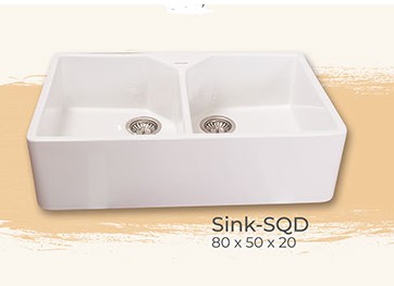 Spülschrank Waschtisch, Spülbecken Sink SQD 80/50/20 cm