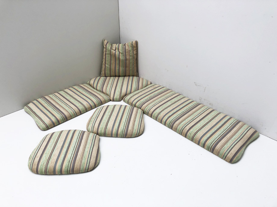 Kissensatz Polsterplatte Eckbankgruppe Amberg  Piccolo 165/125 , Edmonton grün