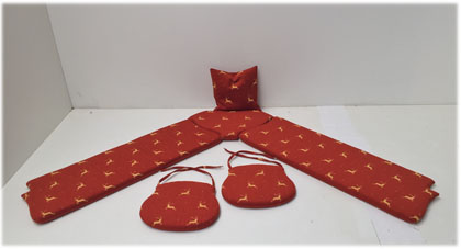 Kissensatz genäht Eckbankgruppe Landau, Sonderstoff TS-5821