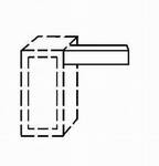 Blende unter Ablageplatte,  Element gerade,  Preis