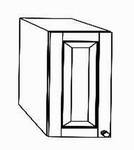 Oberschrank 1 - trg    1 Holztüre li - re, 45/22/9