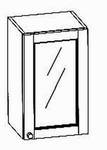 Oberschrank 1 - trg    1 Glastüre li - re,  45/22/