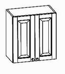 Oberschrschrank 2-trg  2 Holztüren ,  60/22/96 cm 