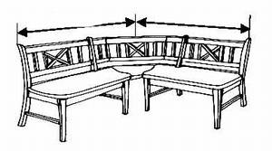 Eckbank Gratberg, Sondermass, //91 cm, (B/T/H)