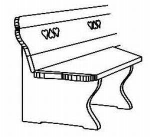 Landhausmöbel Bank Lienz / 47, Rücken schräg,Sondermass, /61/89 cm, (B/T/H)