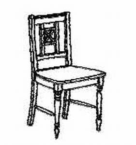 Stuhl Kreuzberg Holzsitz, Füße gedrechselt, Rückenlehne gebogen, Sitzstärke: 2 cm, 47/51/93 cm