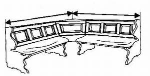 Eckbank Garmisch, Standard Schenkelmaße, Sitz gekehlt, Schenkel nicht tauschbar, 155/195/87 cm