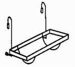 Rollenhalter verchromt, 32,5/35/18 cm, (B/T/H)