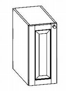 Unterschrank 1 Holztüre, 1 Türe li - re, 1 Fachbod