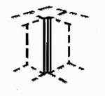 Verbindungsstück schräg , 5/5/44,5 cm