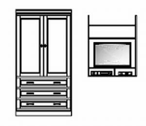 TV-Element 2-teilig , 2 Türen mit Holzfüllung , EI