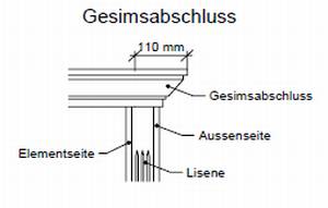 Gesimsabschluss