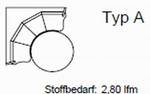 Rundbank Typ A, für Rundtisch Durchmesser 1300mm,