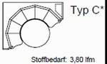 Rundbank Typ C*, für Rundtisch Durchmesser 1100mm,