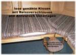 Kissensatz genäht Einzelbank, jetzt in 38 Lagerstoffen preisgleich