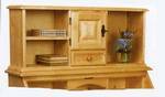 Sekretär Aufsatz Füssen mit Holzknopf