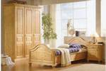 Schlafzimmer Trient, T3, Schrank 3-trg., Einzelbett, Nachtkommode