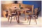 Tisch 80/120 Ahorn, mit Verschiebeplatte