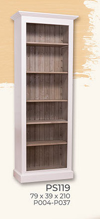 Regal, Kiefer massiv zweifarbig