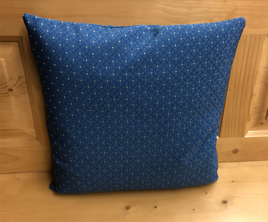 Federkissen, Kissen genäht 40/40 cm mit Reissverschluss, Stoff TS-7773