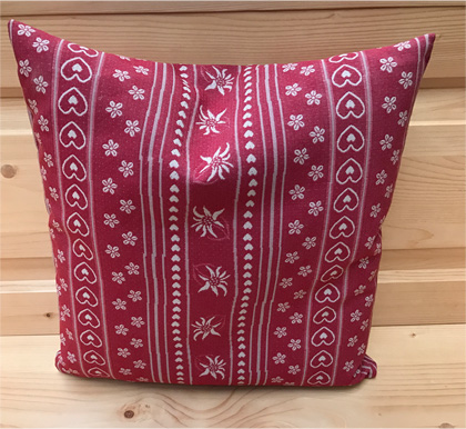 Federkissen, Kissen genäht 40/40 cm mit Reissverschluss, Stoff Edelweiss AF-74854-11
