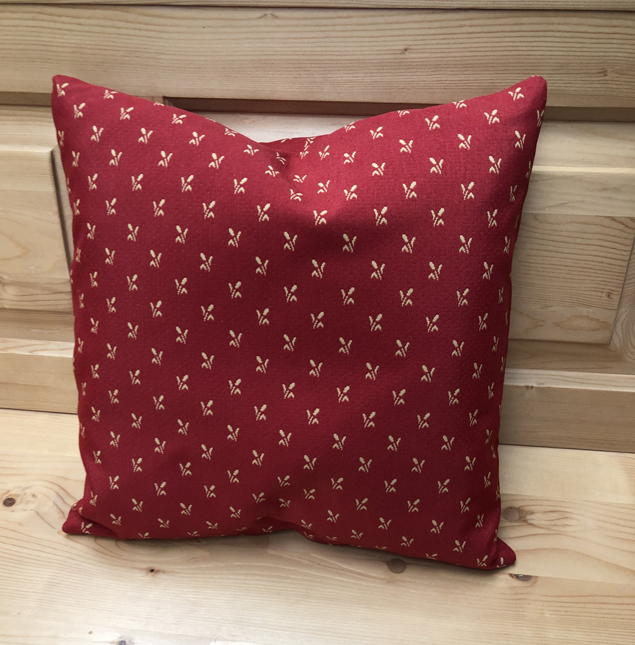 Federkissen, Kissen genäht 40/40 cm mit Reissverschluss, Stoff TS-1676