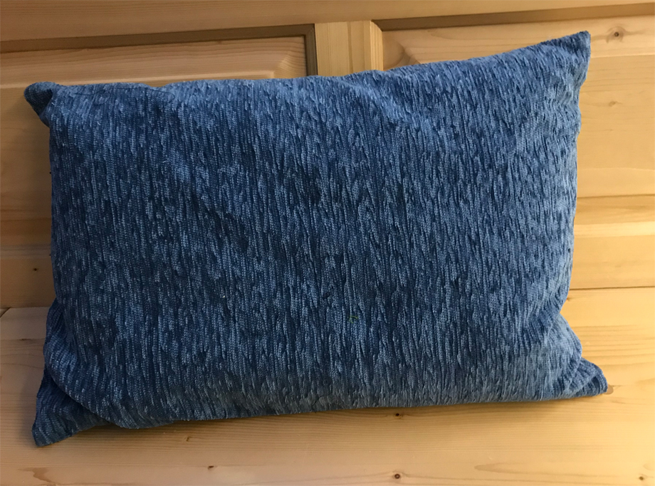 Federkissen, Kissen genäht  40/60 cm, Landshut blau, 38 Lagerstoffe preisgleich !